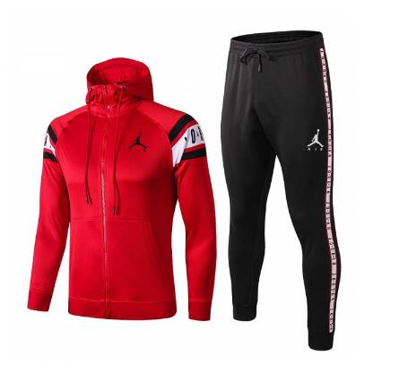 Entrenamiento Jordan PSG 2019-2020 chaqueta con capucha traje rojo